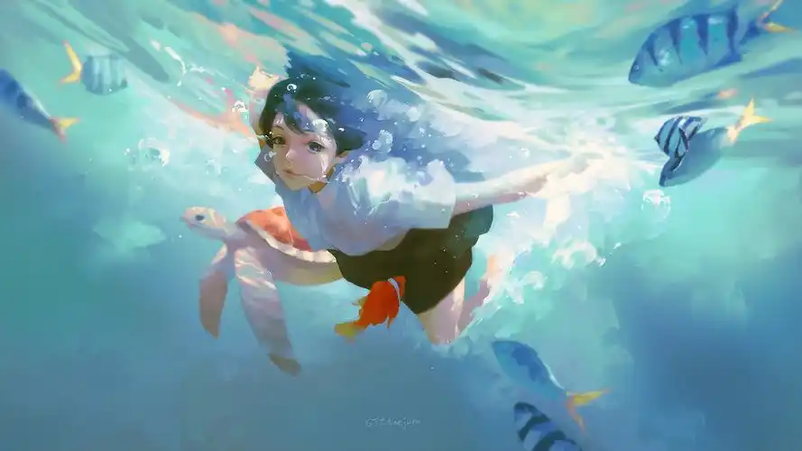 治愈动漫 梦幻泡泡